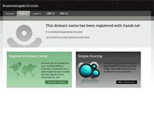 Tablet Screenshot of businesspatrol.com